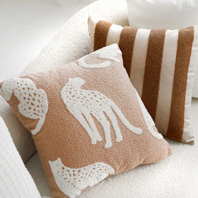 Embroidered Decorative Animal Cushion Cover