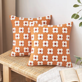 Embroidered Decorative Cushion Floral Cover