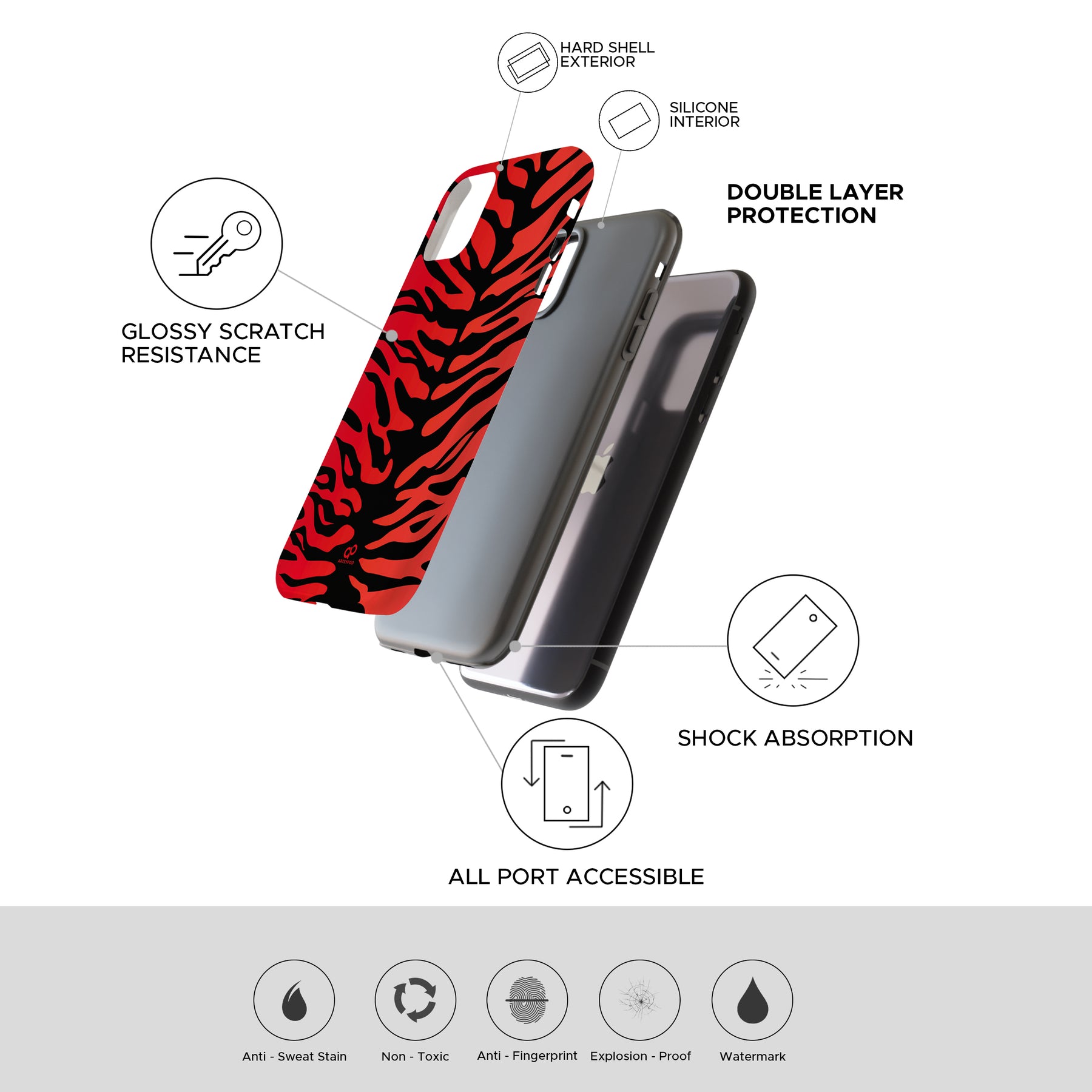 iPhone Pro Max 11 Case | Fiercy Tiger