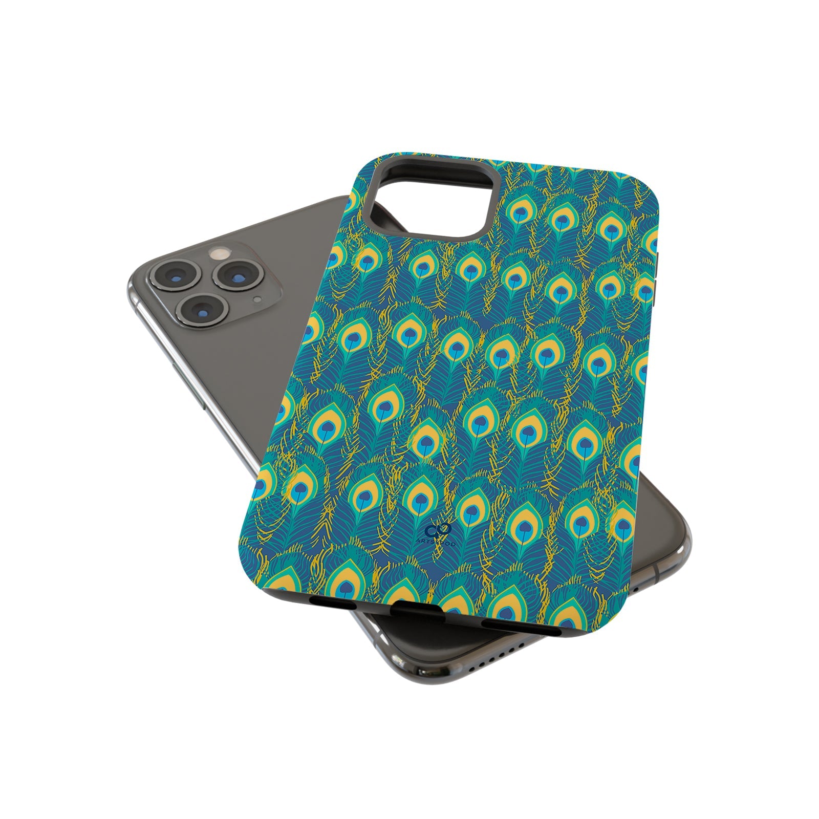 iPhone 11 Max Pro Case | Dancing Peacock