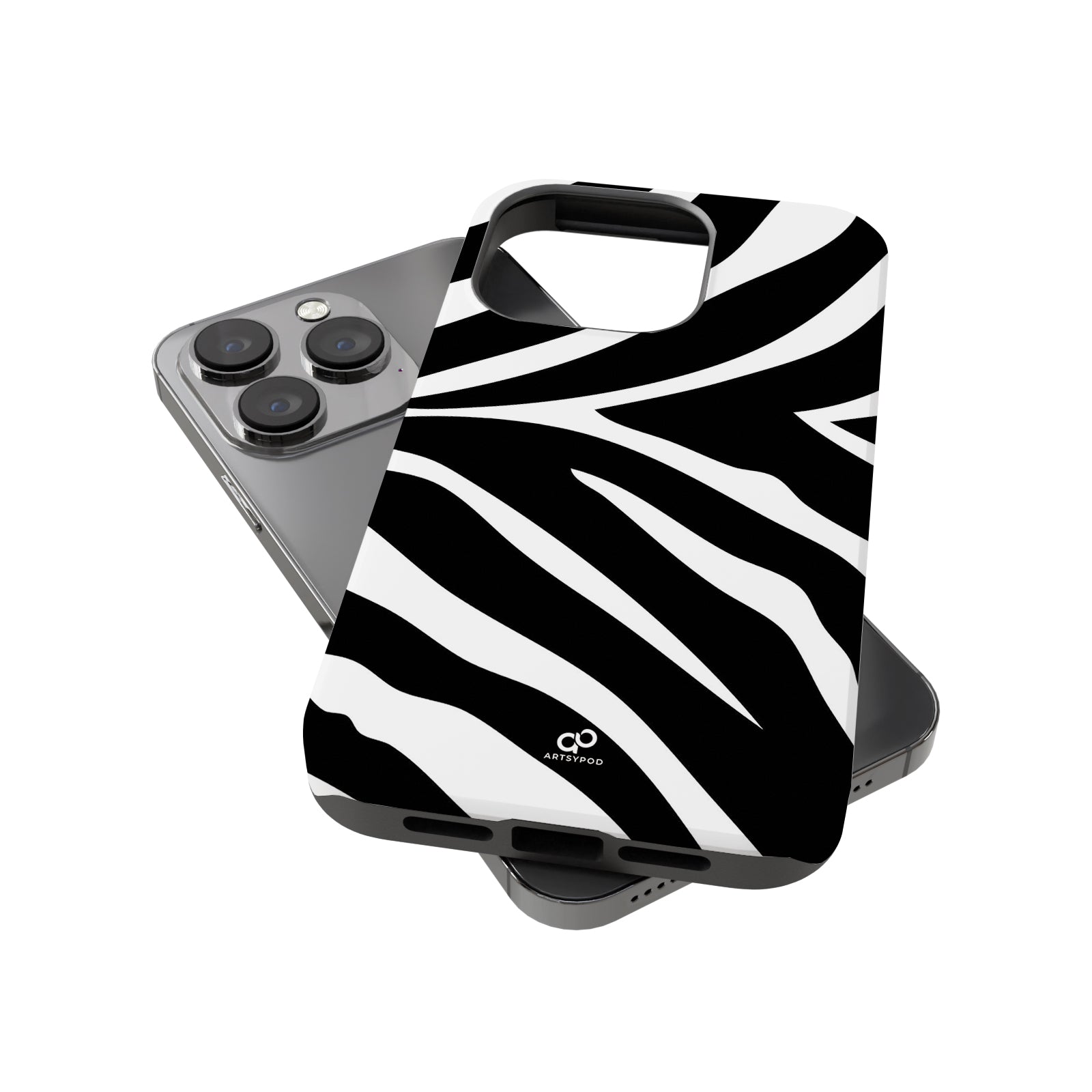 Stripy Zebra iPhone Case